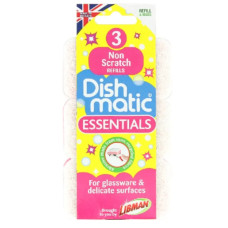Запасні насадки для щітка для миття посуду з дозатором Dishmatic Style Fillable Handle & Replacement Sponge, 6 шт